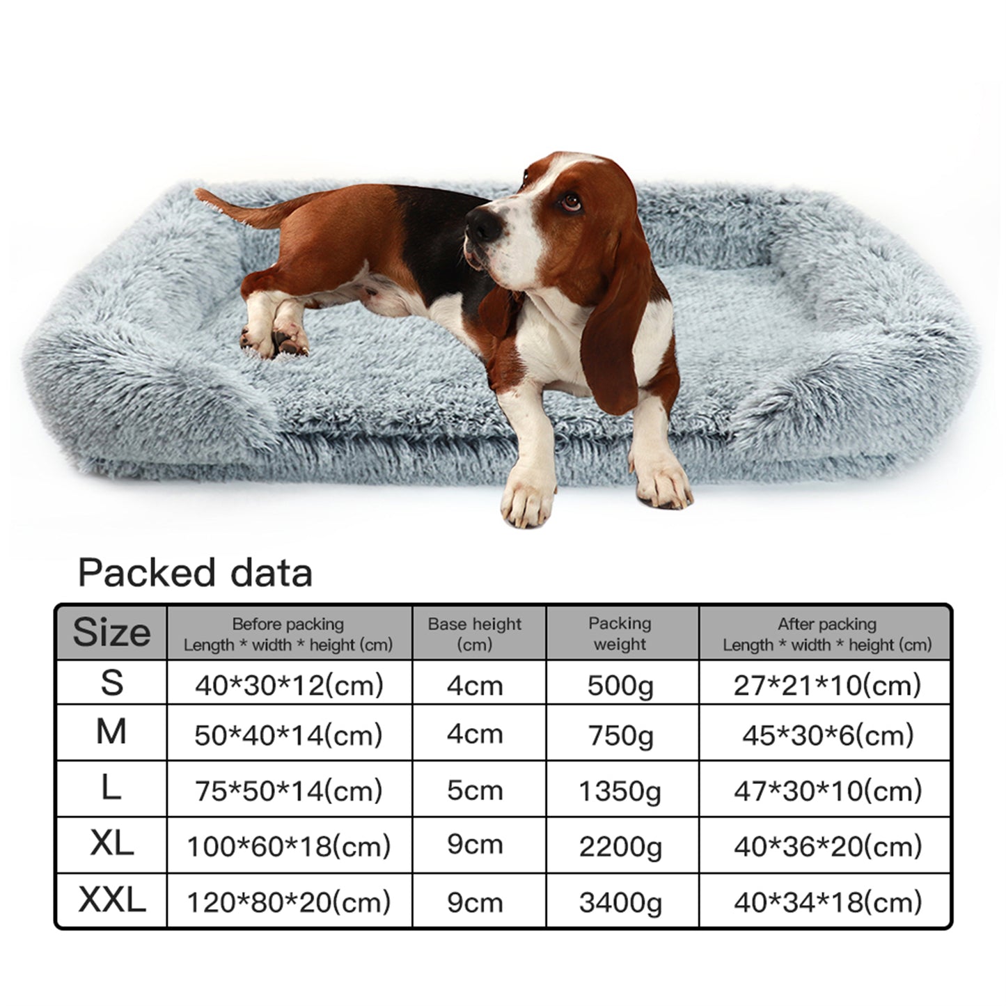 Pet Dog Comfort Bed: Plush, Comfortable Nest with Removable Cleaning Kennel