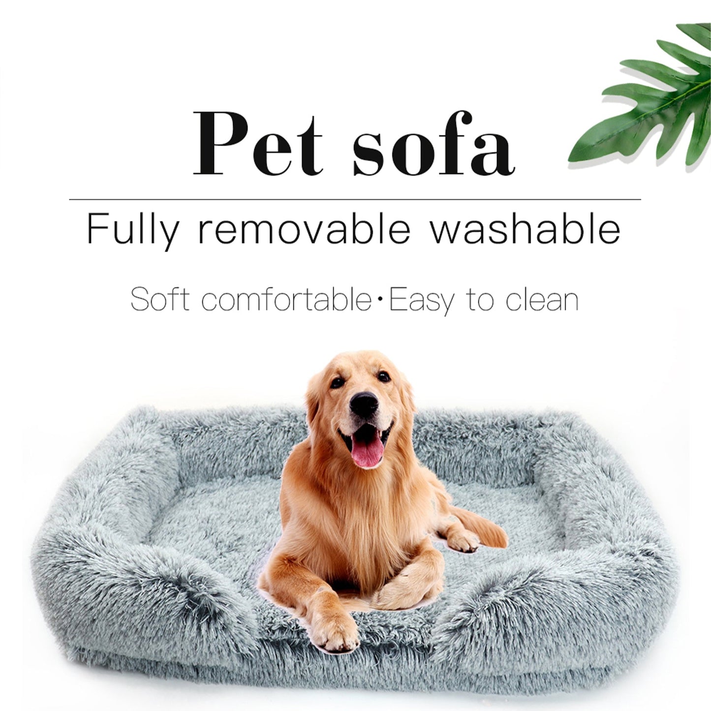 Experience Ultimate Comfort with the Plush Pet Dog Bed - Available in L, XL, and XXL!