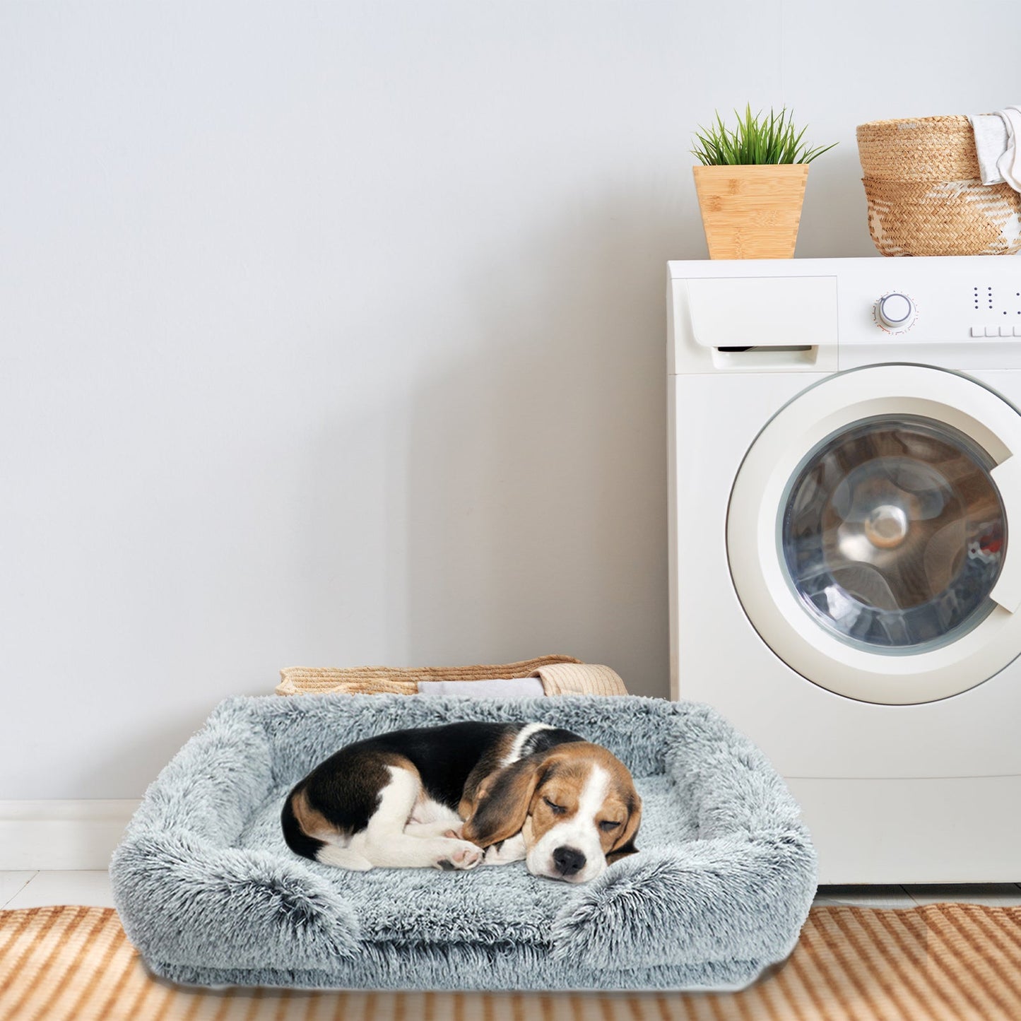 Experience Ultimate Comfort with the Plush Pet Dog Bed - Available in L, XL, and XXL!