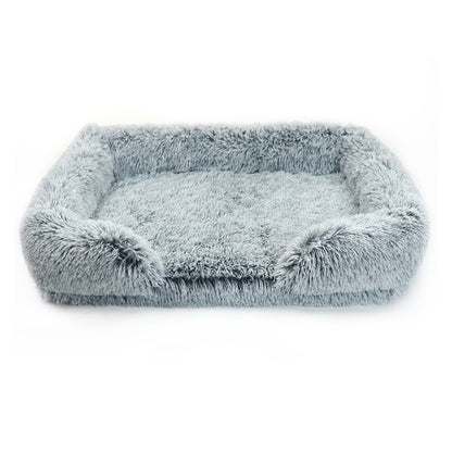 Pet Dog Comfort Bed: Plush, Comfortable Nest with Removable Cleaning Kennel