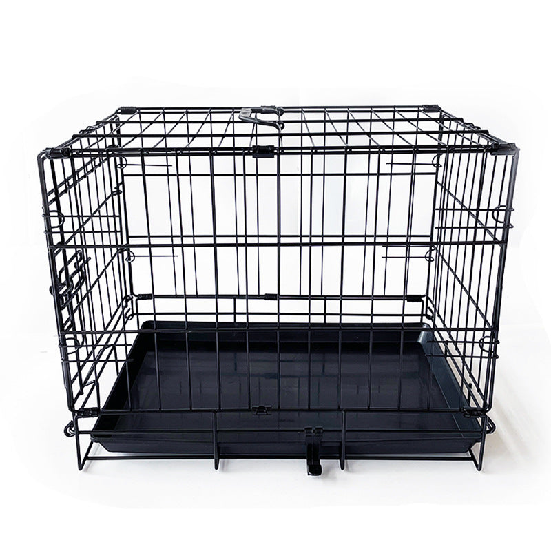 Pet Dog Cage Kennel Metal Crate Enlarged Thickened Reinforced Pet Dog House