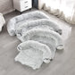 Introducing the Ultimate in Pet Comfort: The Super Luxe Deep-Dish Shaggy Fur Donut Bed - Gray or Coffee