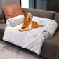 Introducing the Ultimate in Pet Comfort: The Super Luxe Deep-Dish Shaggy Fur Donut Bed - Gray or Coffee