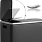 SONGMICS Recycling Bin 3 x 18 L Triple Kitchen Bin