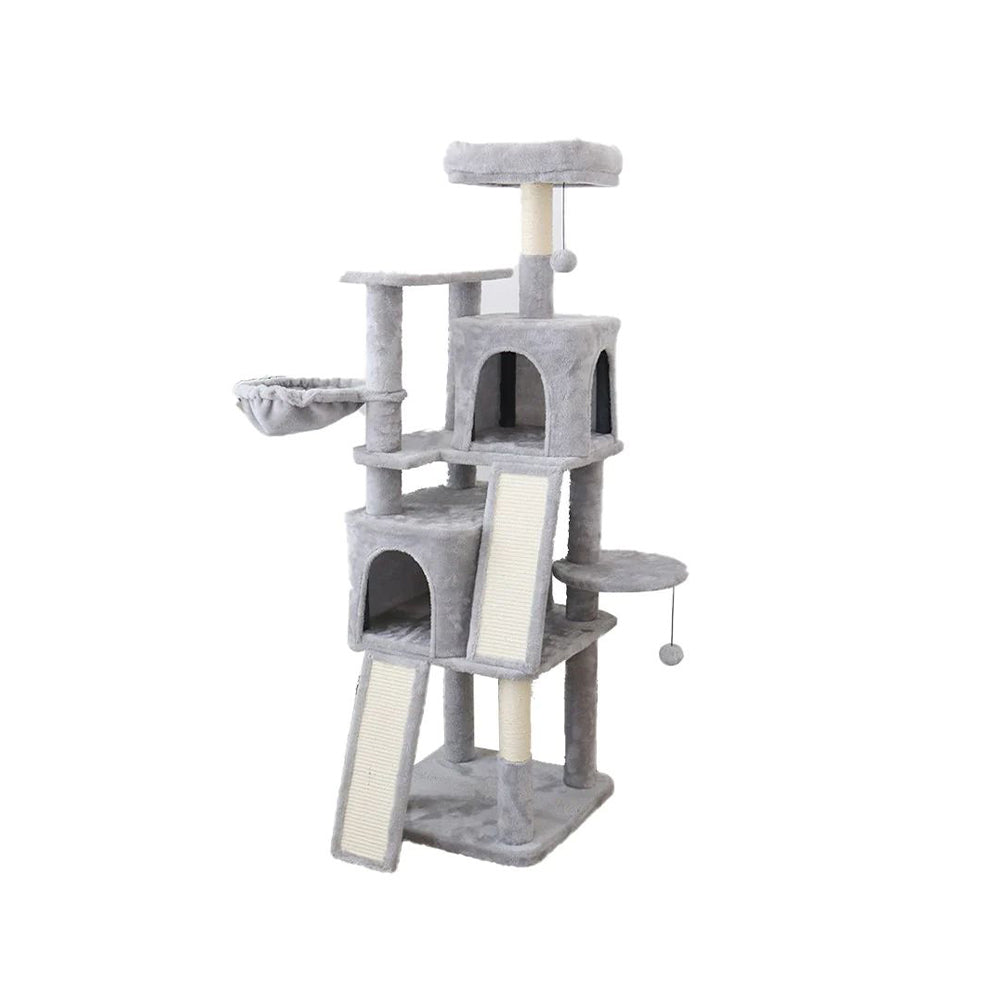 CATIO Multi-level Tall Cat Tree and House Condo with Scratching Pads C6032