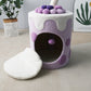 CATIO Purple Bubble Milktea Cat House