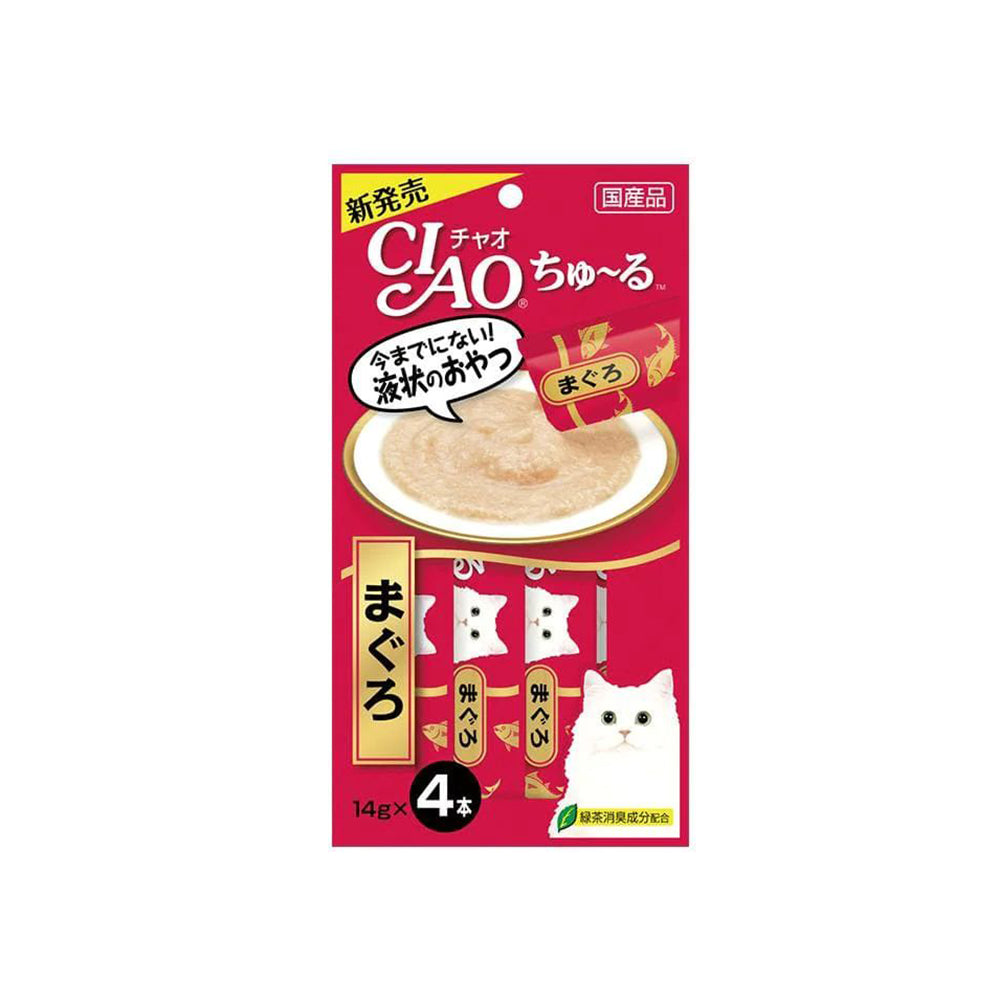 CIAO Churu Puree Cat Wet Treat  Tuna -14G X 4 SC-71  X6