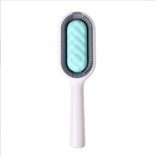 4-in-1 Multifunctional Pet Hair Cleaning Depilatory Comb in Green and Pink