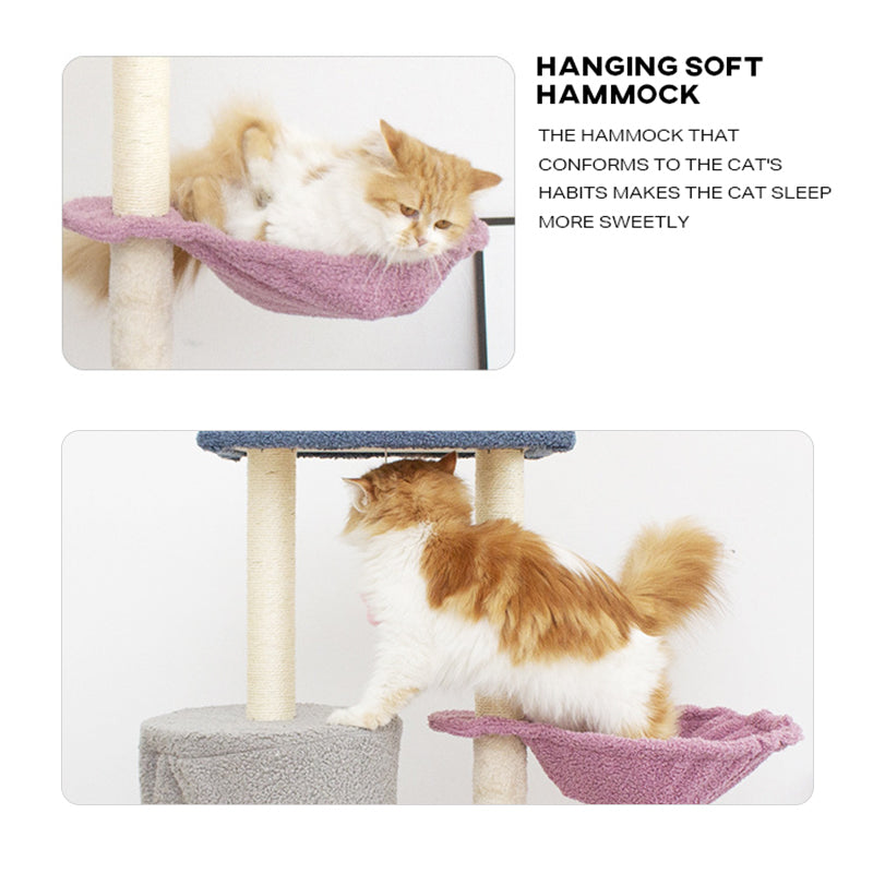 Cat Tree Tower Scratching Post House Bed - Multi-Level Cat Furniture