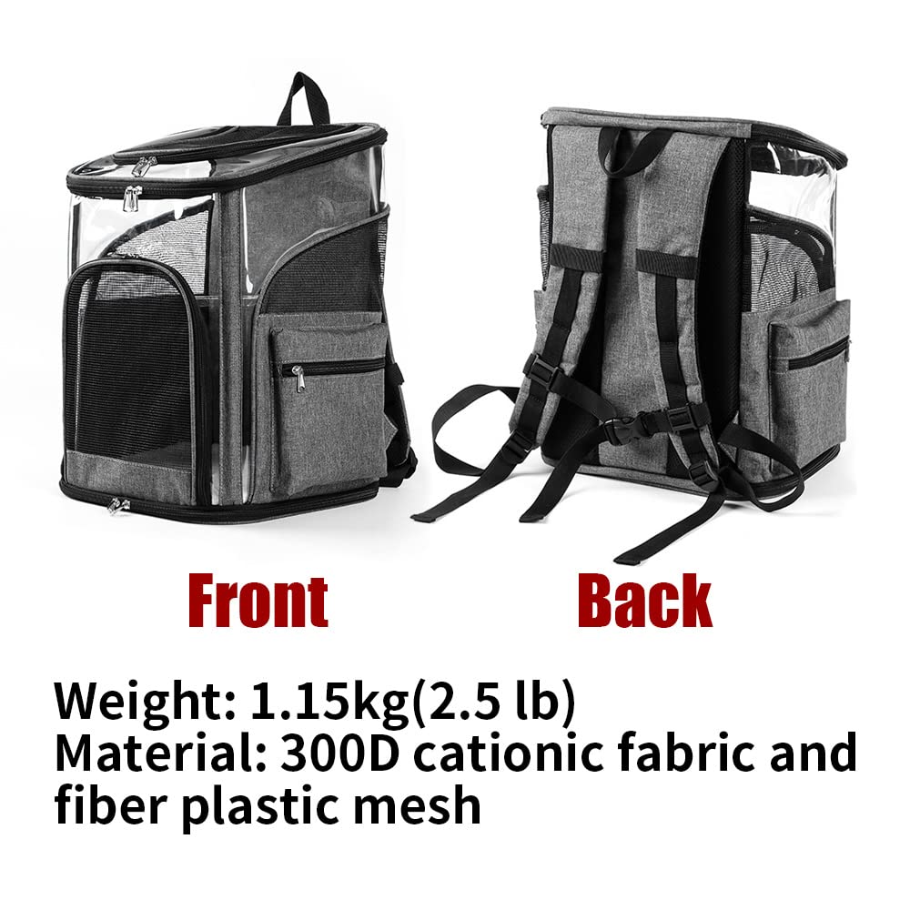 LIFEBEA Cat Pet Carrier Backpack: Intimate Design for Comfortable Outdoor Travel (Sizes L and S)