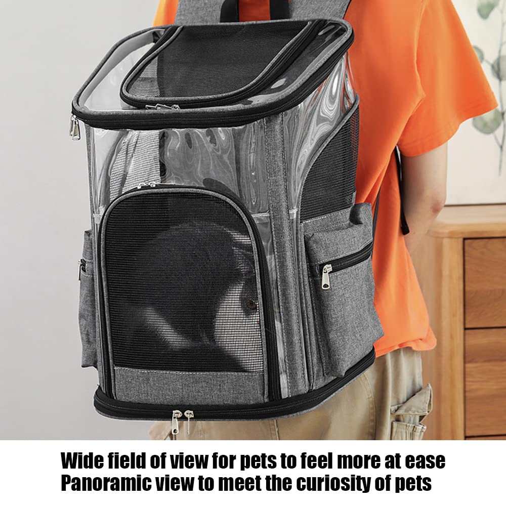 LIFEBEA Cat Pet Carrier Backpack: Intimate Design for Comfortable Outdoor Travel (Sizes L and S)