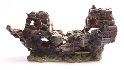 Aqua One Shipwreck Aquarium Ornament - Medium & Large Sizes