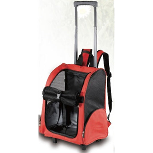 Dog Pet Safety Transport Carrier Backpack Trolley