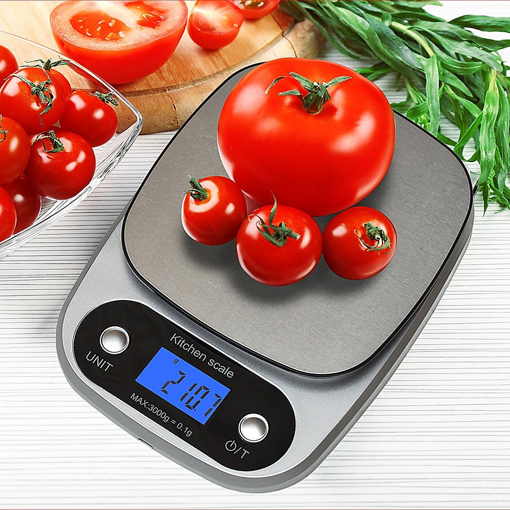 High Precision Kitchen Scale Rechargable Food Scale Digital 3KG