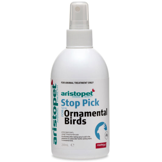 Aristopet – Stop Pick Spray – Ornamental Birds